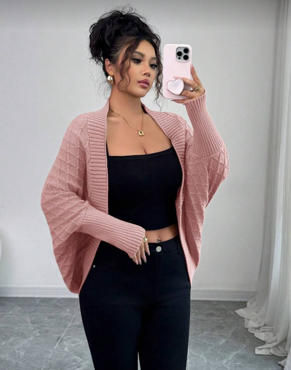 Gilet Maille Texturée