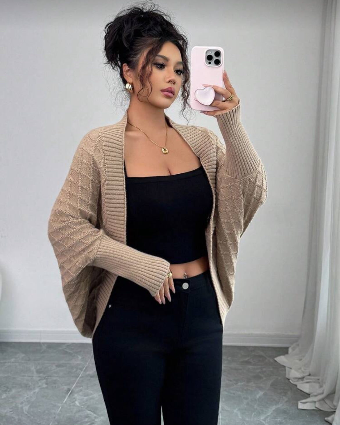 Gilet Maille Texturée