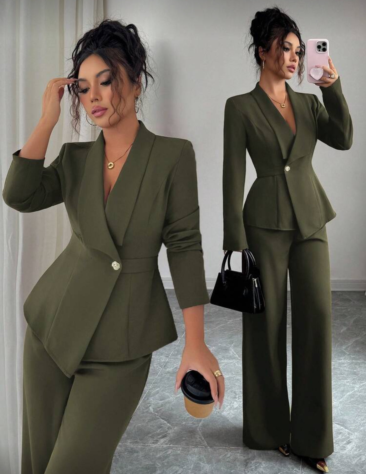 Ensemble Tailleur Élégance Moderne